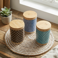 Geometric Trio & Silver Base